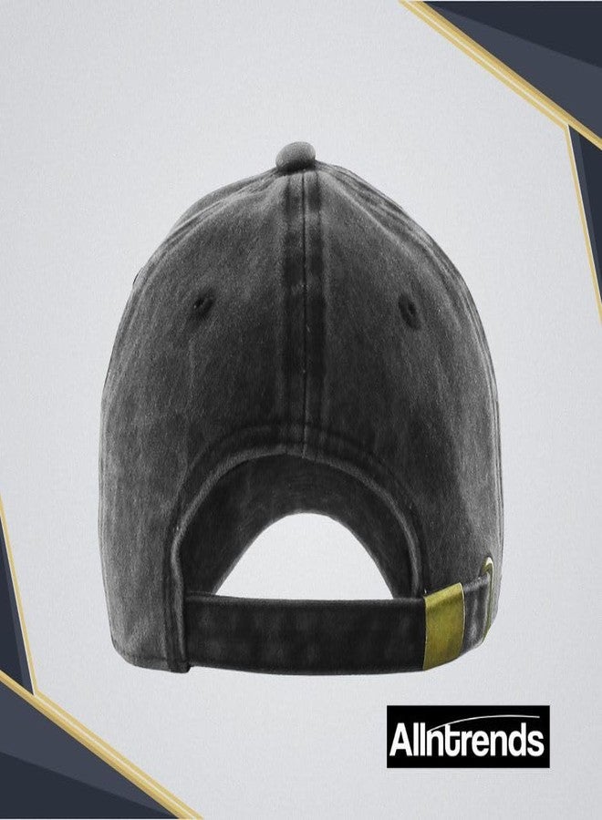 ALLNTRENDS قبعة بيسبول مصبوغة بصبغة مغسولة من ALLNTRENDS Capsule Corp (أسود) - Image 5